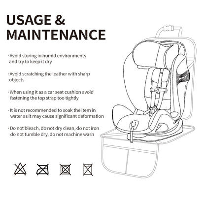 MORROLS Waterproof Car Seat Protectors for Kids & Pets