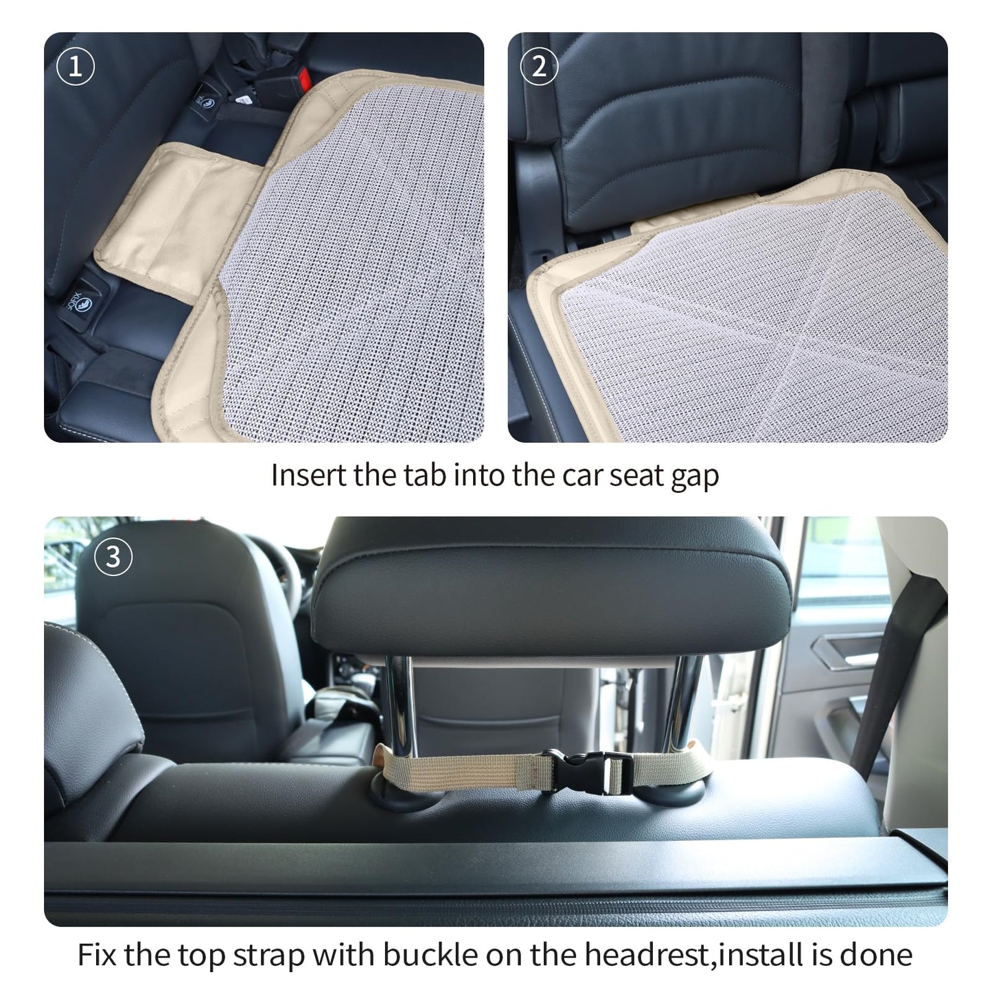 MORROLS Waterproof Car Seat Protectors for Kids & Pets