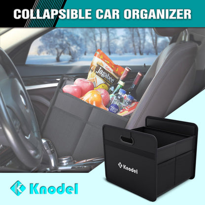 K KNODEL Car Storage Organizer with Reinforced Handles