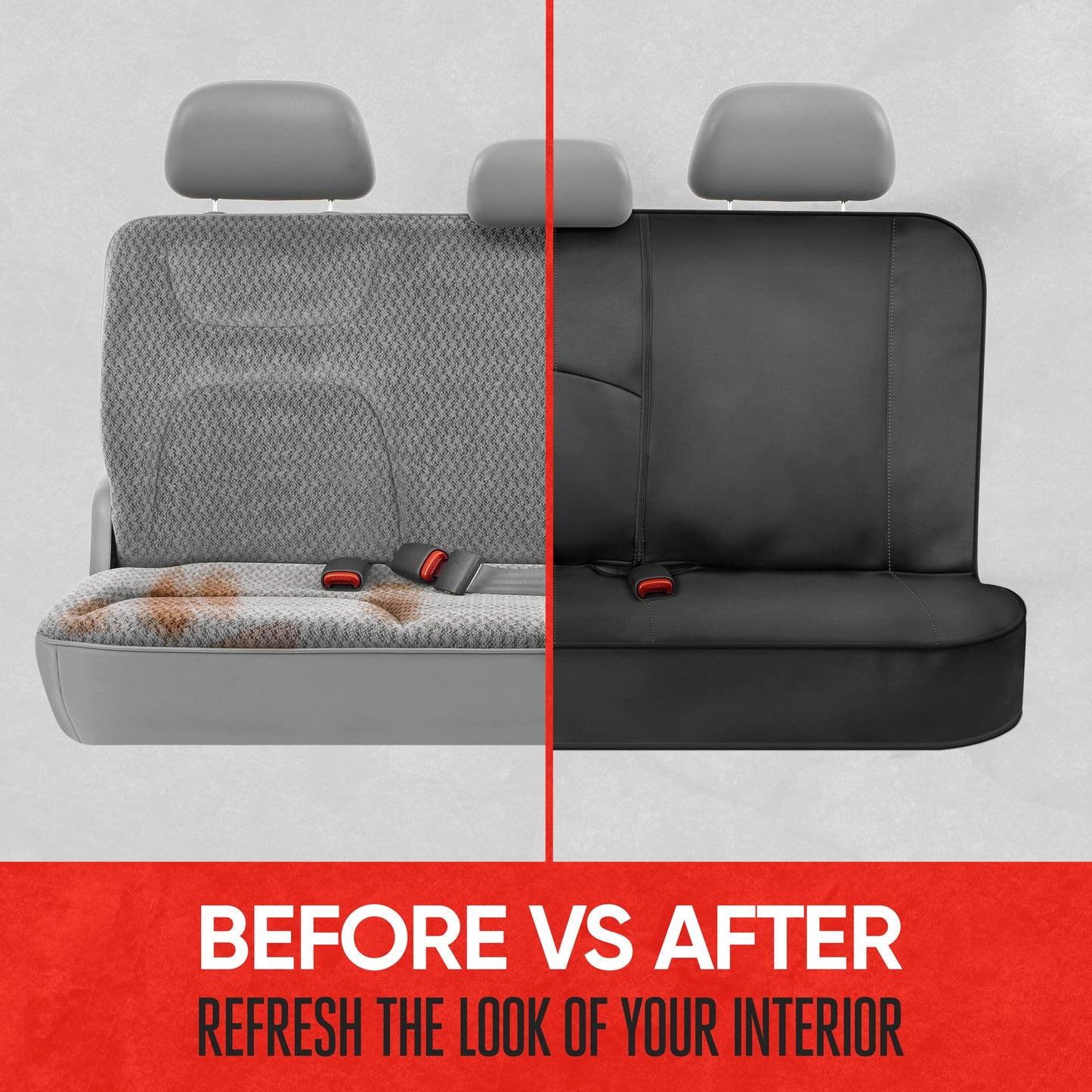 Motor Trend Waterproof Bench Seat Cover for Kids & Dogs